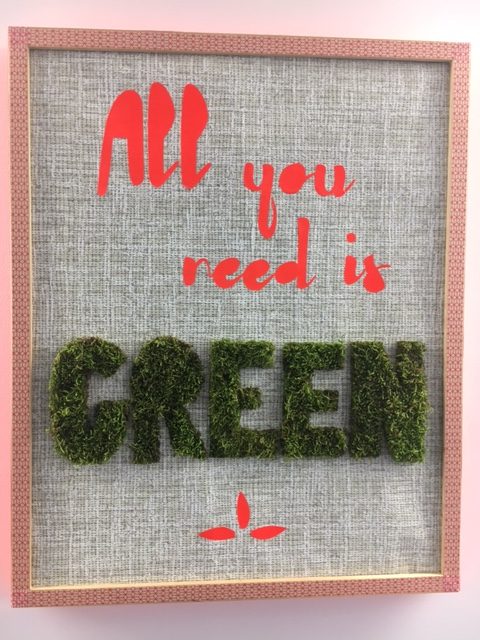 all you need is green DIY