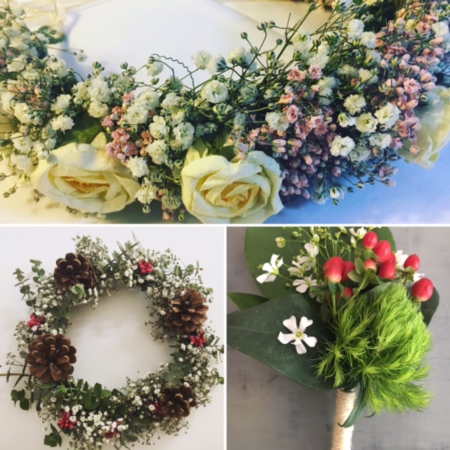 atelier DIY creatif couronne de fleurs Salon Creations & savoir-faire