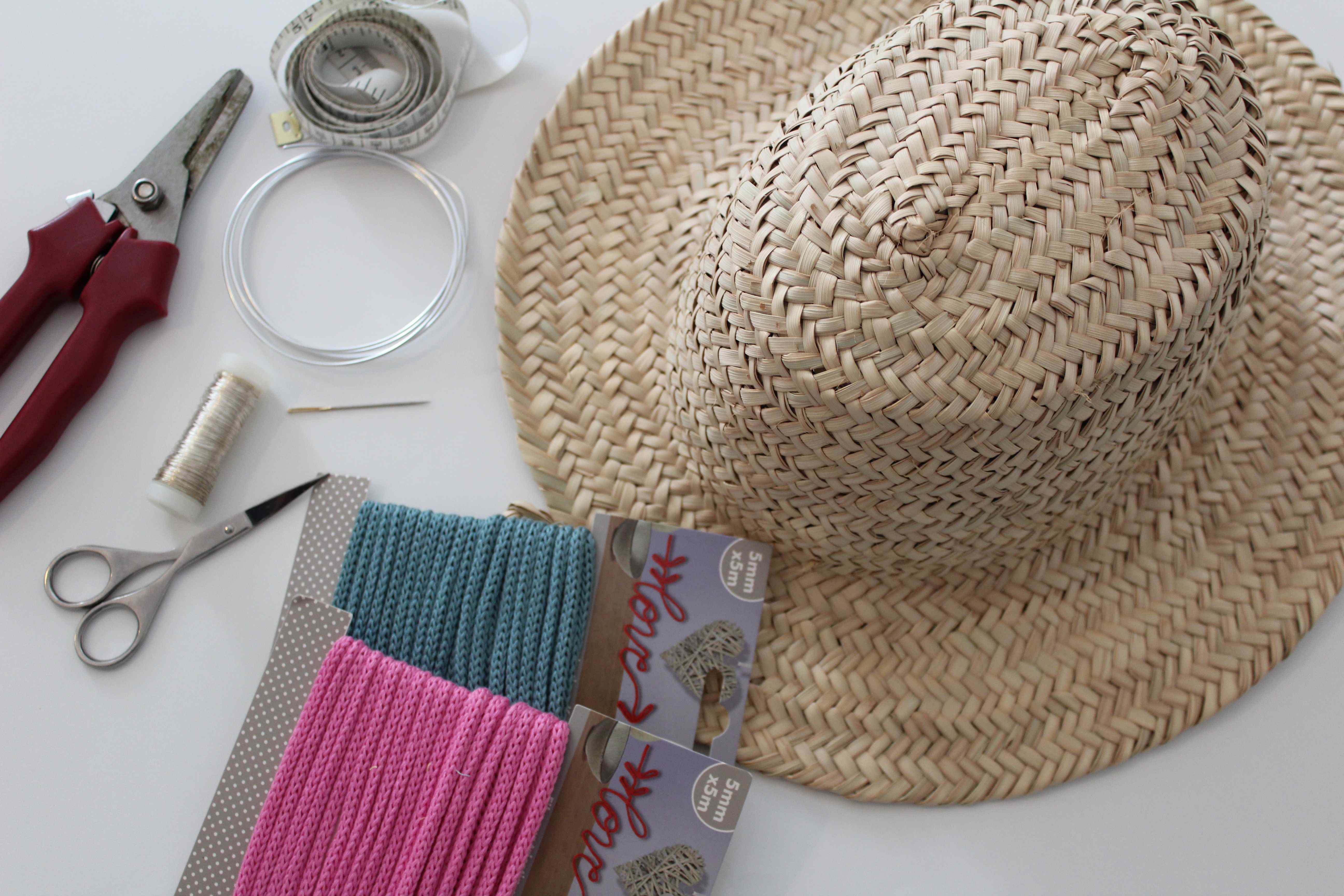 tutoriel panier chapeau personnalise fournitures tricoton inspiration maroc 