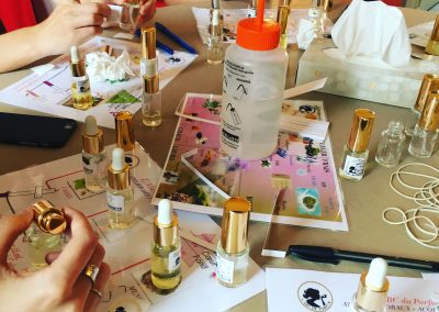 atelier parfum enterrement de vie de jeune fille Paris