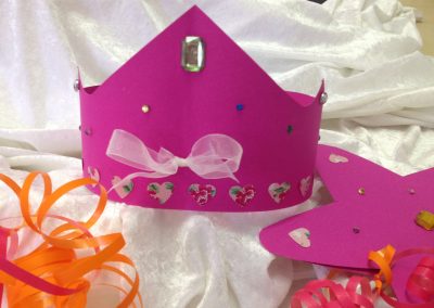 atelier couronne de princesse DIY