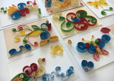 atelier creatif quilling DIY