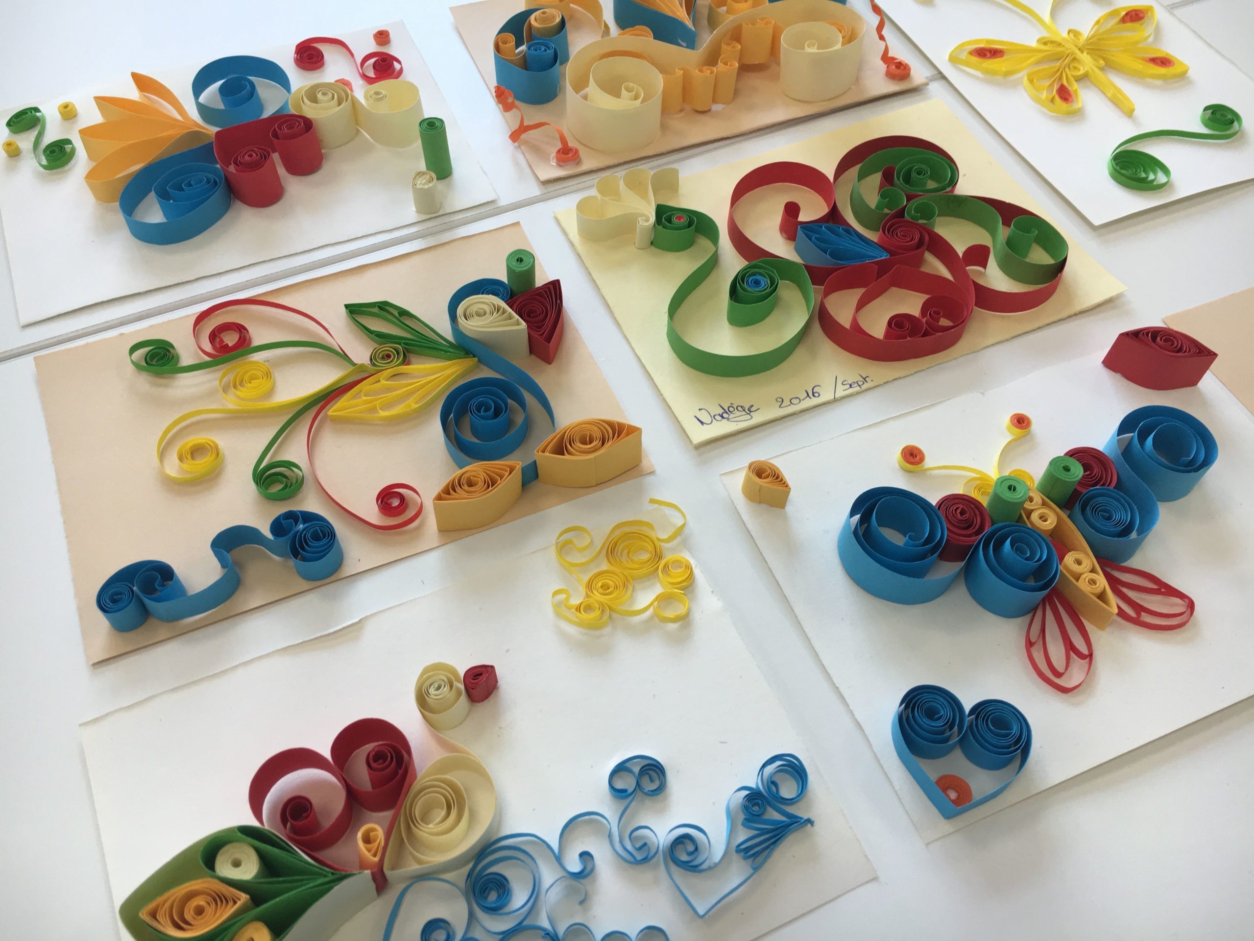 atelier creatif quilling DIY