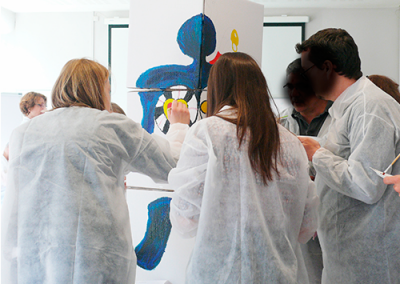 atelier team building pyramide 3 d Sculpture