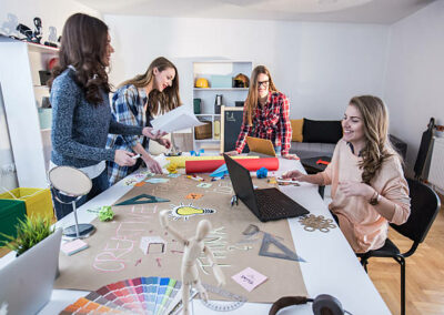 Atelier fresque oeuvre collective teambuilding