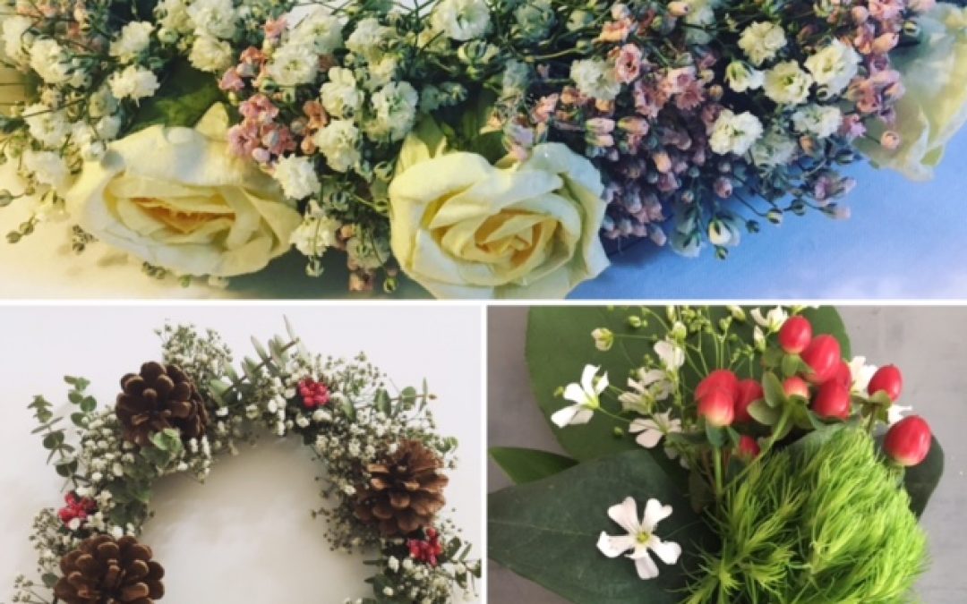 atelier DIY creatif couronne de fleurs Salon Creations & savoir-faire