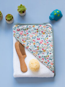 2 cape de bain | Livre 9 mois pour coudre les indispensables de bébé