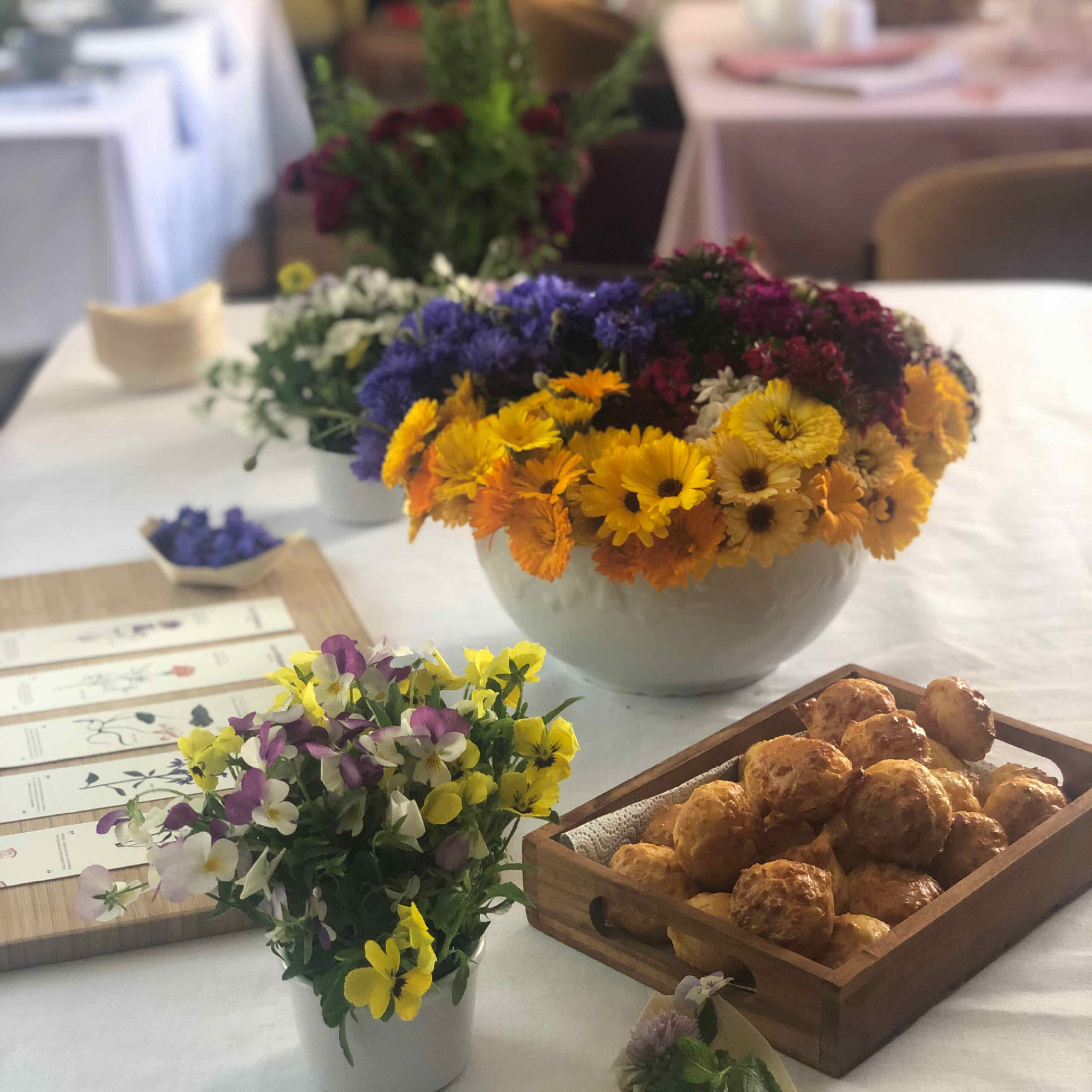 Atelier Bar à fleurs et plantes comestibles