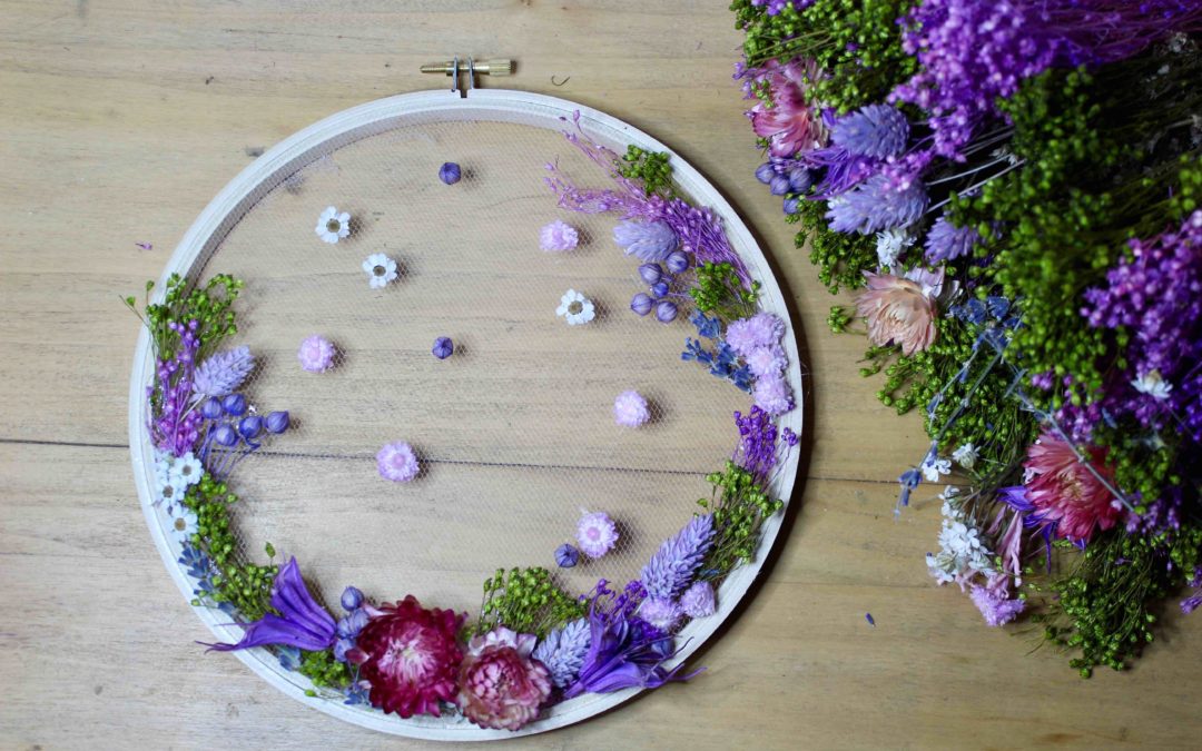 Atelier DIY Tambour de fleurs séchées