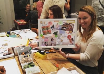Atelier diy vision board / mood board