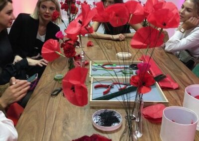 Workshop paper craft Poppy