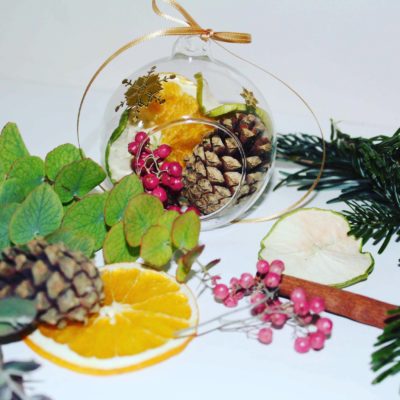 boule de noël végétale