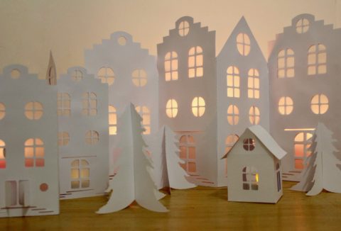 Tutoriel Village de Noël DIY | L'Atelier Lutèce