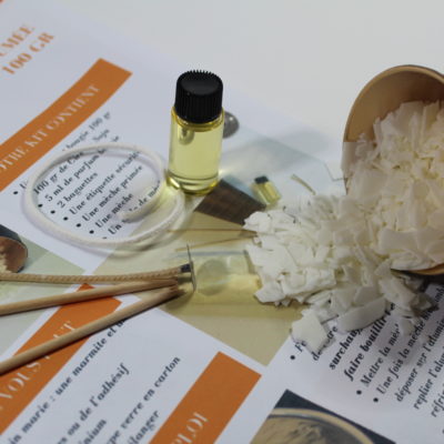 Kit Bougie naturelle et parfumée