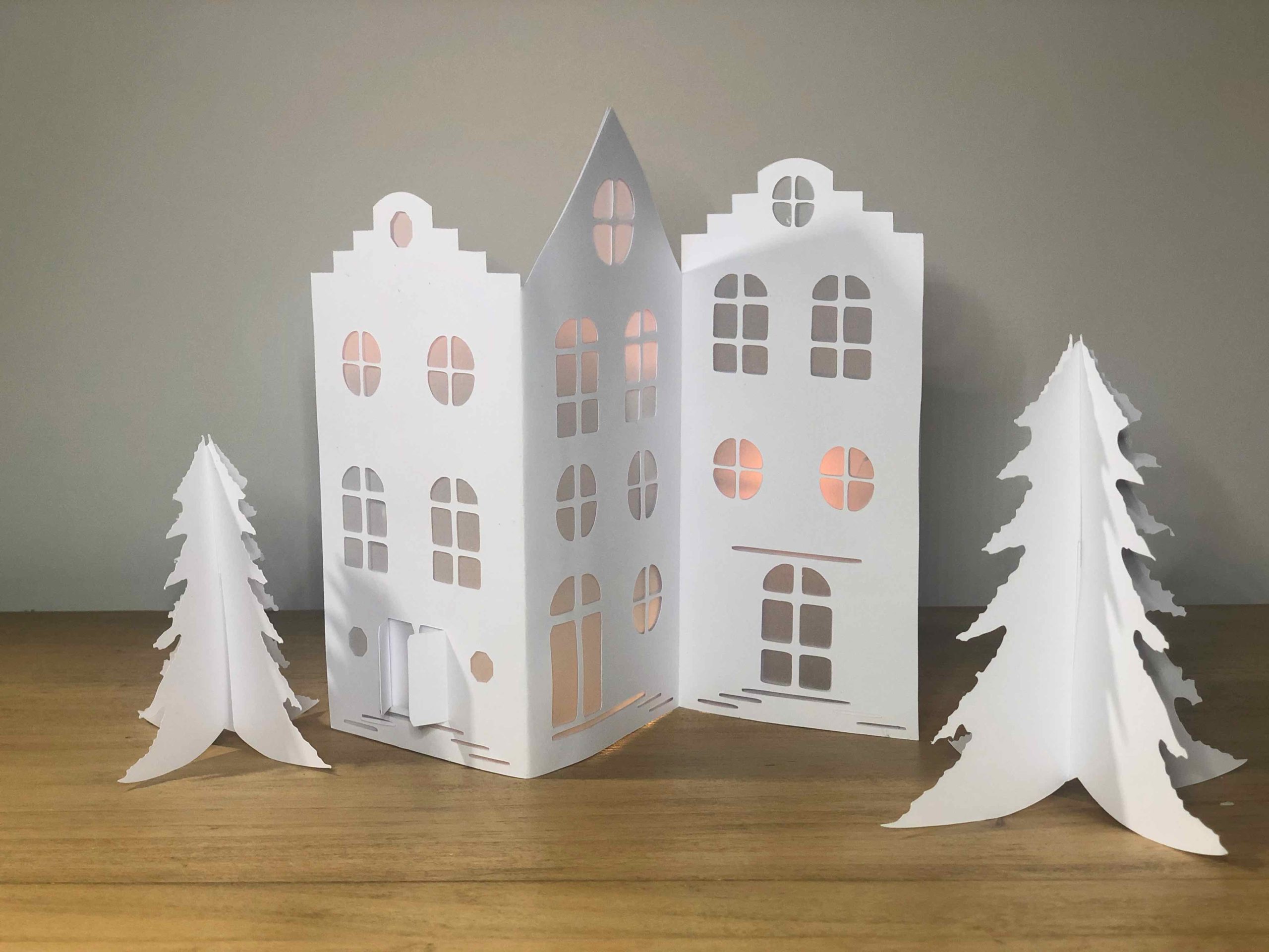 DIY Déco de Noel - Village de Noel - IMAGINER ET CREER