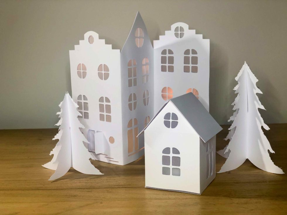 Tutoriel Village de Noël DIY L'Atelier Lutèce