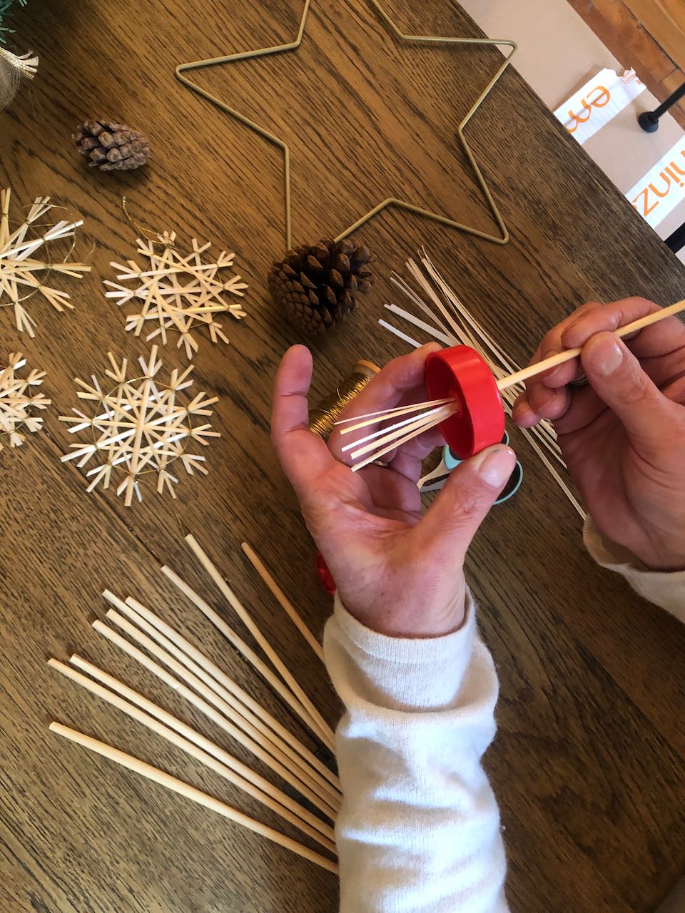 IMG 4540 | Tutoriel DIY étoile de noël en paille (straw star)