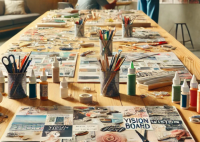 Atelier diy vision board / mood board