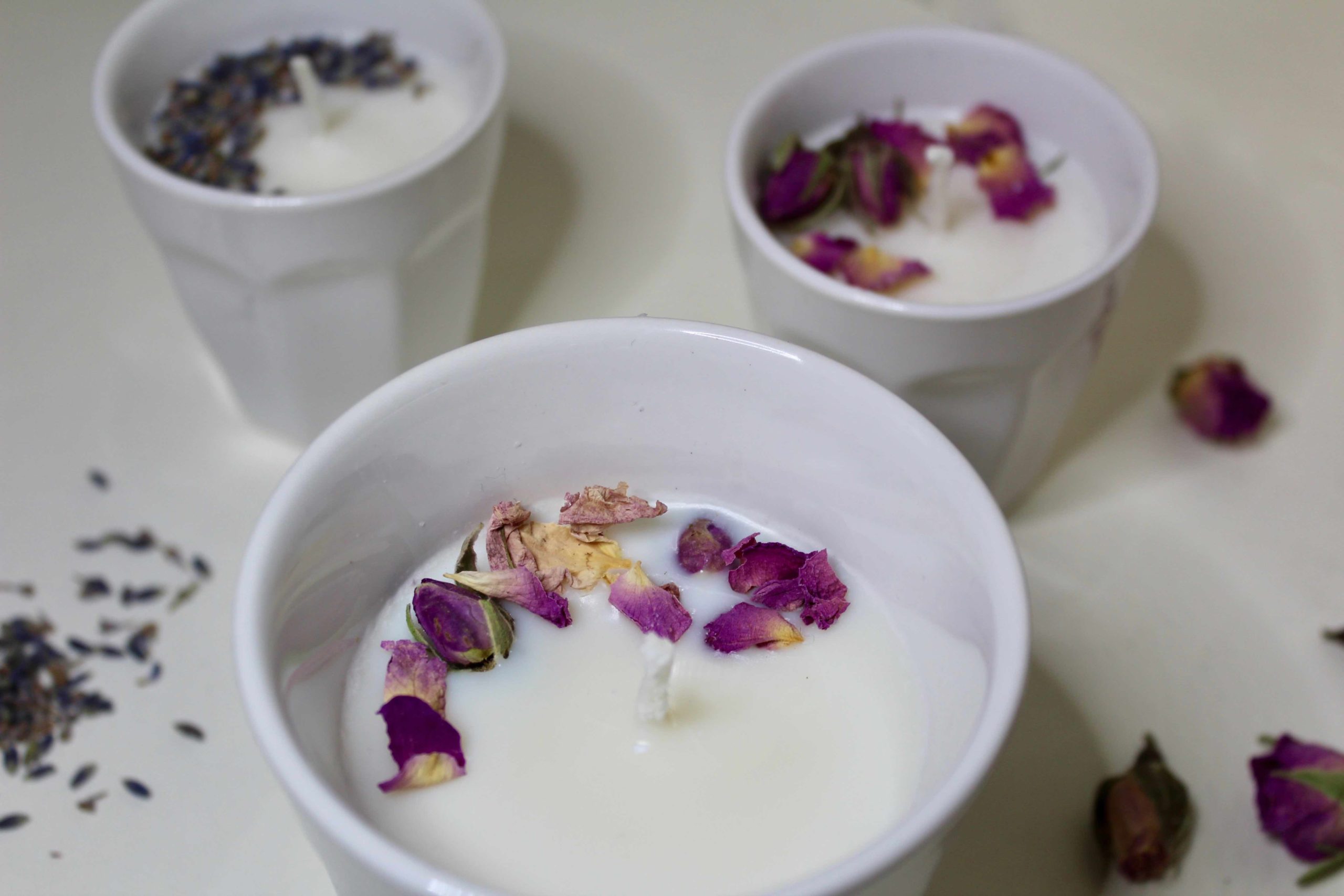 Atelier DIY Bougie fleurie et parfumée