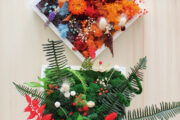 atelier cadre végétal fleurs séchées