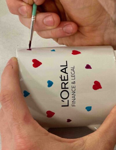 atelier peinture sur céramique