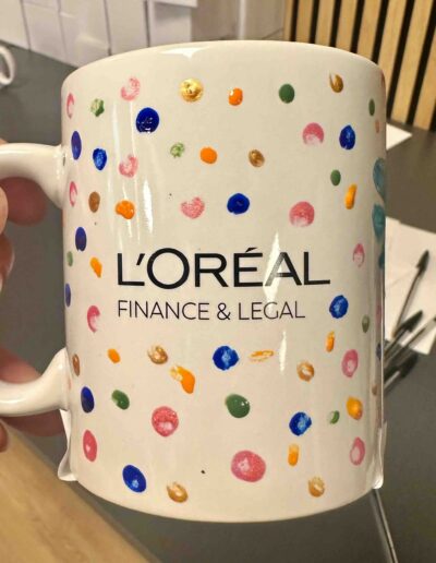peinture céramique mug